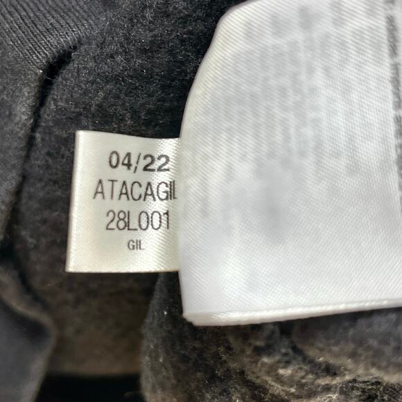 Adidas OG Peace Sign Hoodie Men's Small Black Drawstring Pocket Preowned Blend - Picture 5 of 6